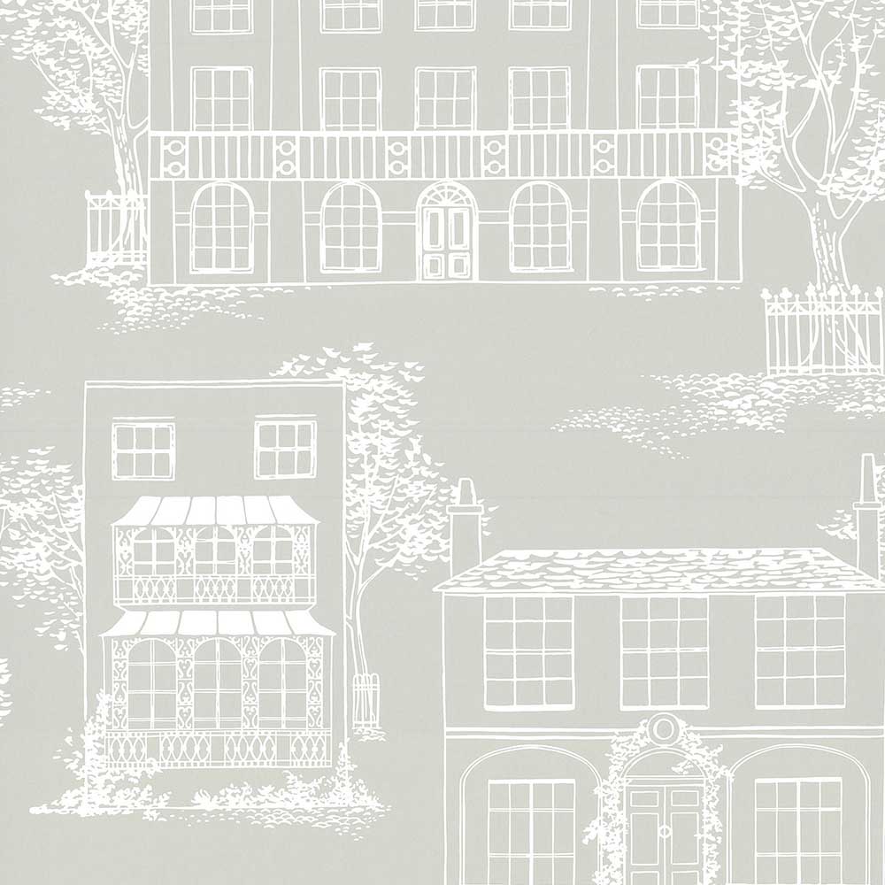 Little Greene 20th Century Papers Hampstead 1949 Cool Grey