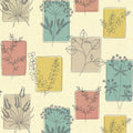 Little Greene 20th Century Papers Herbes 1955 Cocktail