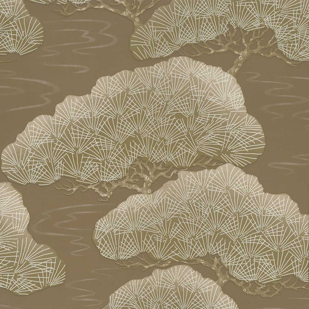 Little Greene 20th Century Papers Pines Early 19th Golden Pine
