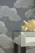 Little Greene 20th Century Papers Pines Early 19th Silver Pine