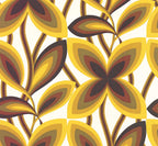 Little Greene 20th Century Papers Starflower 1967 Marigold