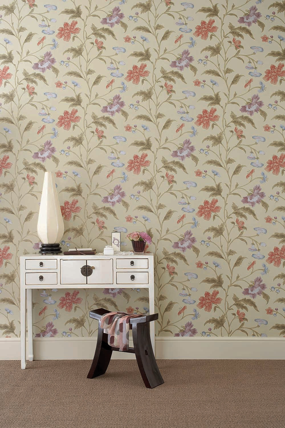 Little Greene Archive Trails China Rose 1885 Bronze