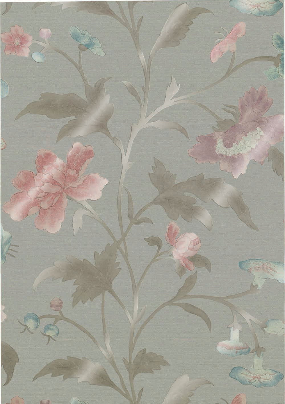 Little Greene Archive Trails China Rose 1885 French Grey Lustre