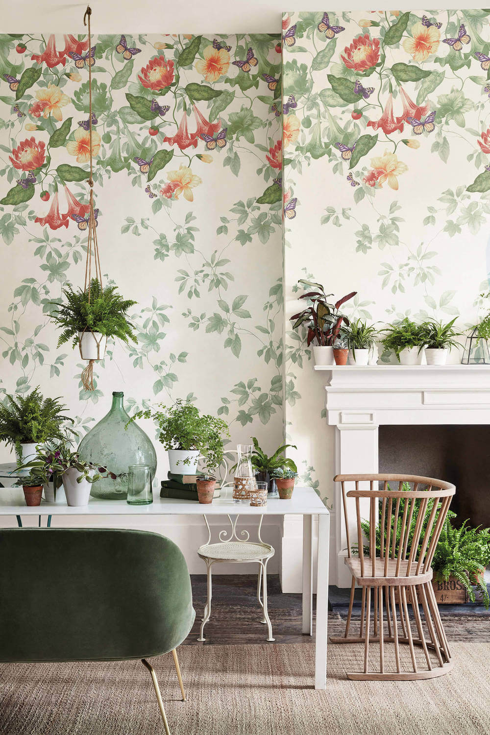 Little Greene Archive Trails II Asterid Lantern