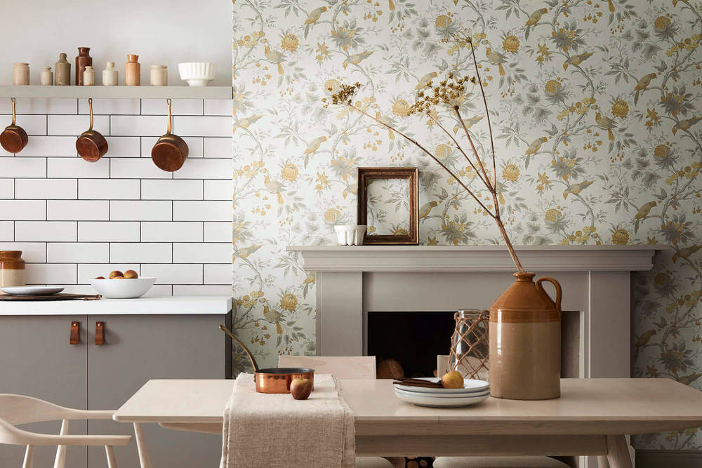 Little Greene Archive Trails II Brooke House Cinder