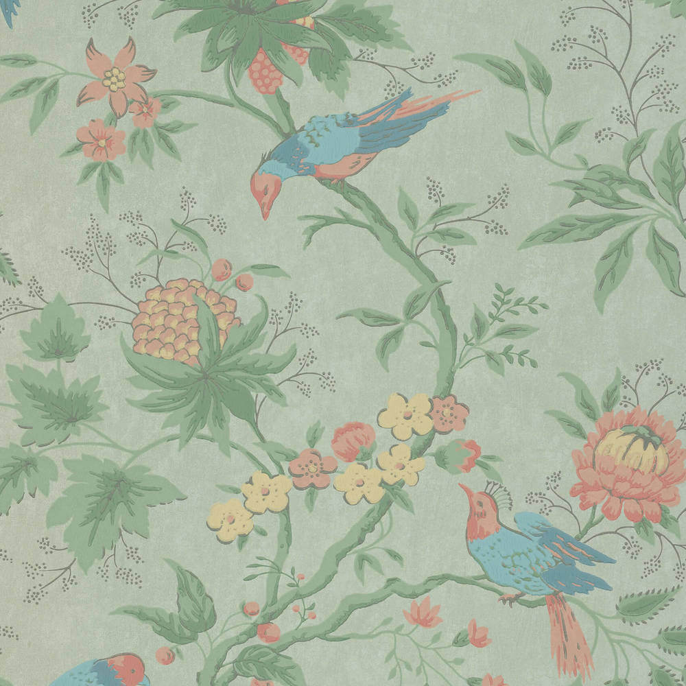 Little Greene Archive Trails II Brooke House Silk