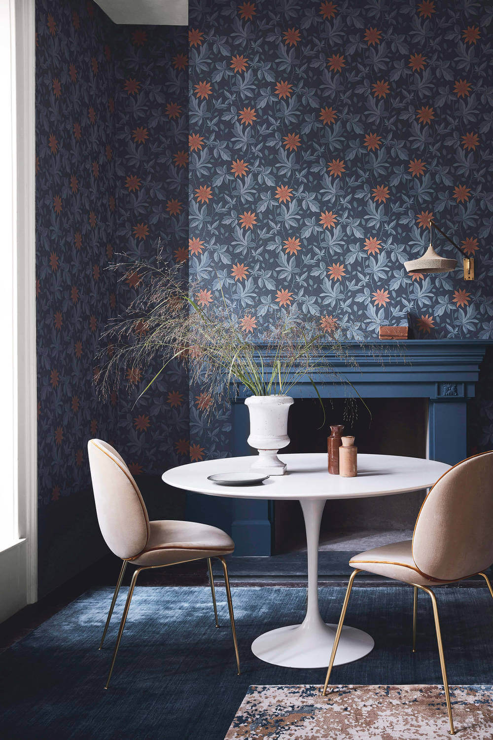 Little Greene Archive Trails II Monroe Night Flower