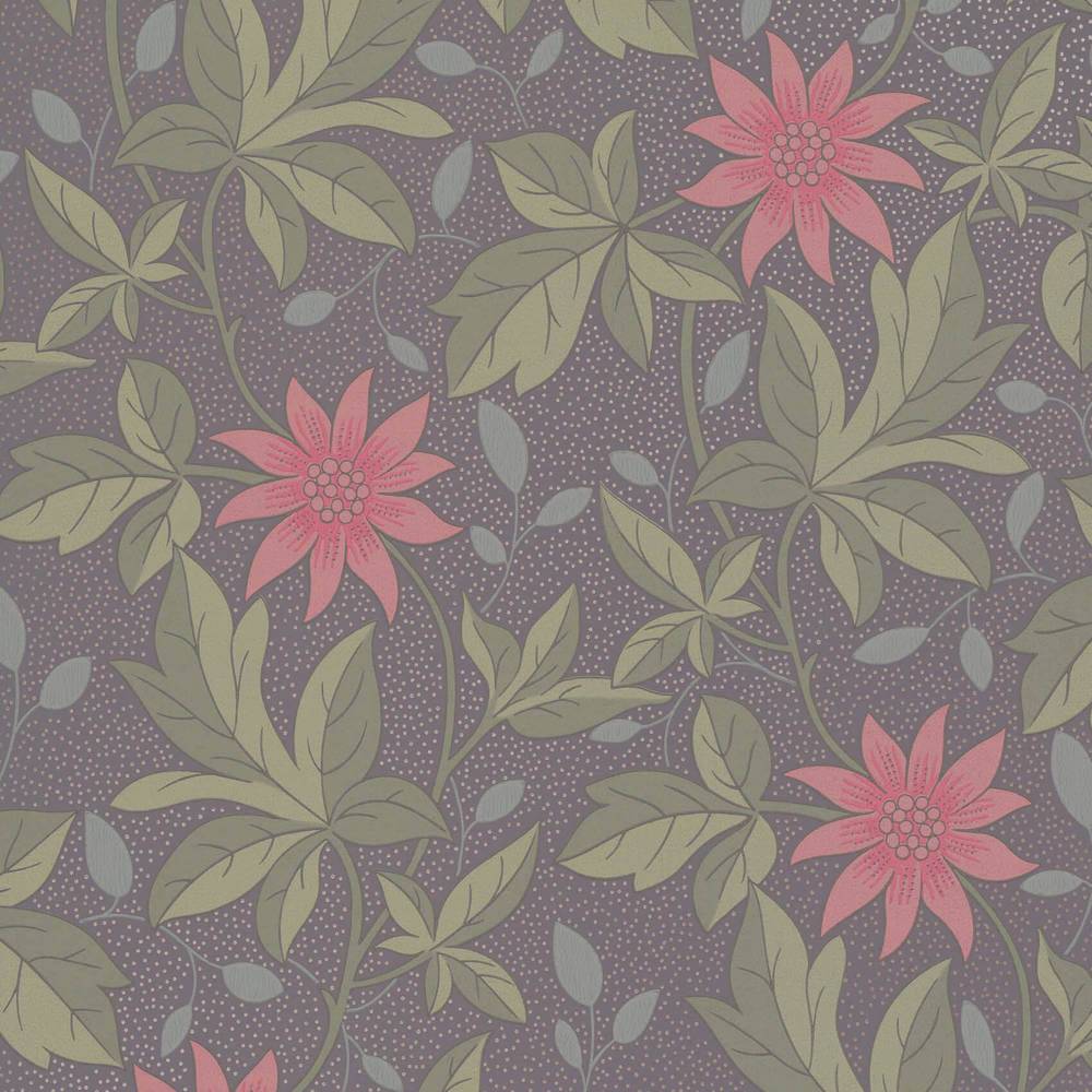 Little Greene Archive Trails II Monroe Pink Flower