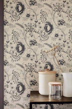 Little Greene Archive Trails II Woodblock Mono Knightsbridge