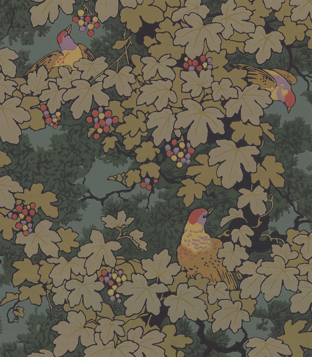 Little Greene Archive Trails Vine 1932 Verde