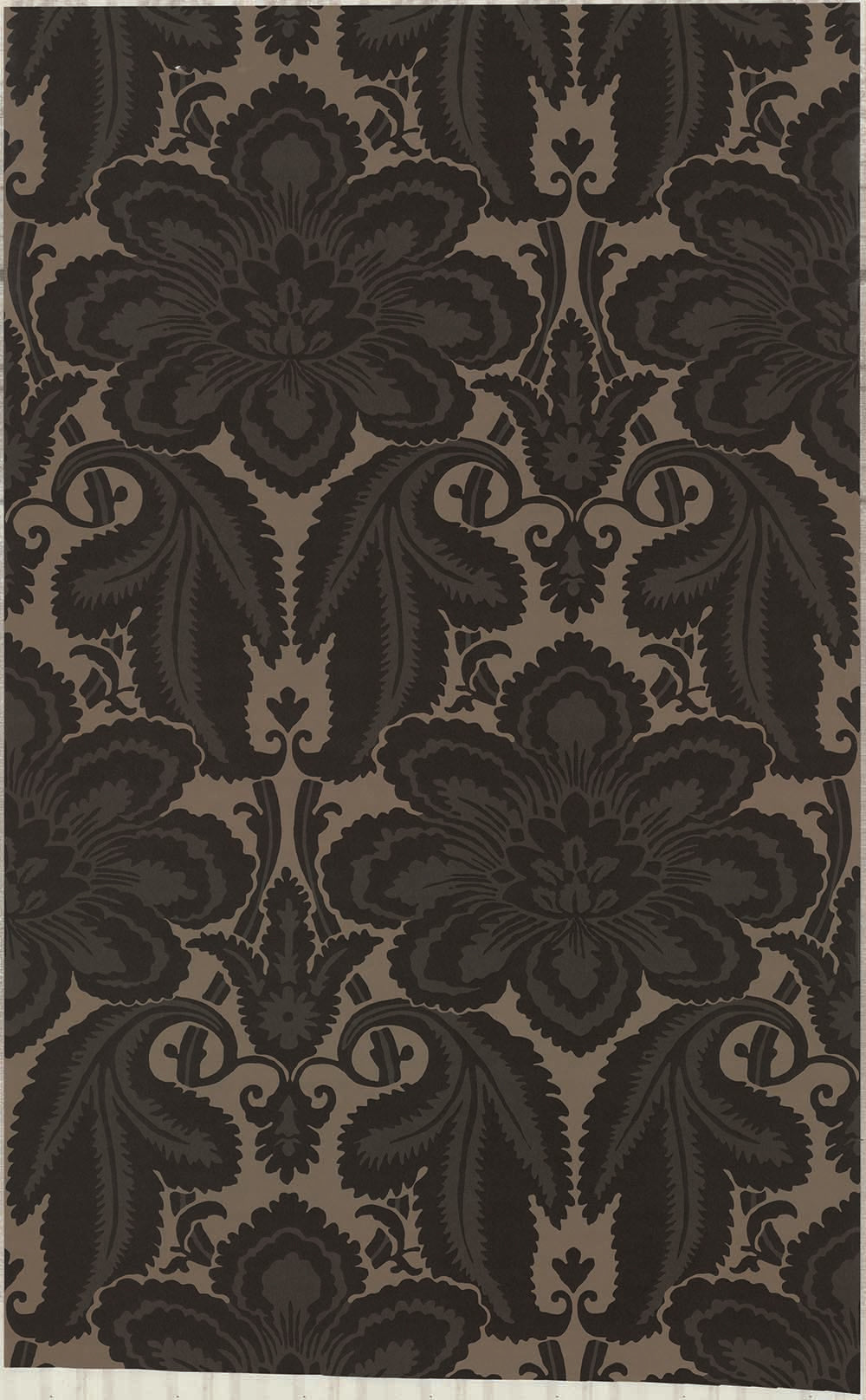 Little Greene London Wallpapers IV Albemarle 1760 Charcoal