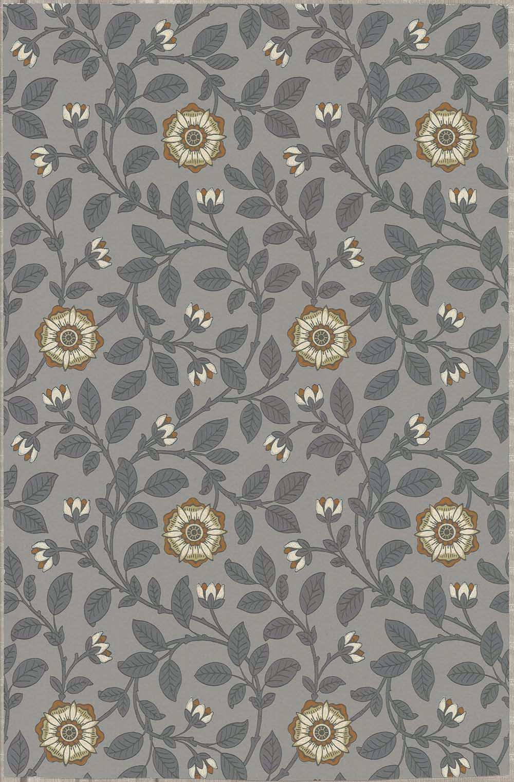 Staal Little Greene London Wallpapers IV Richmond Green 1880 Platinum
