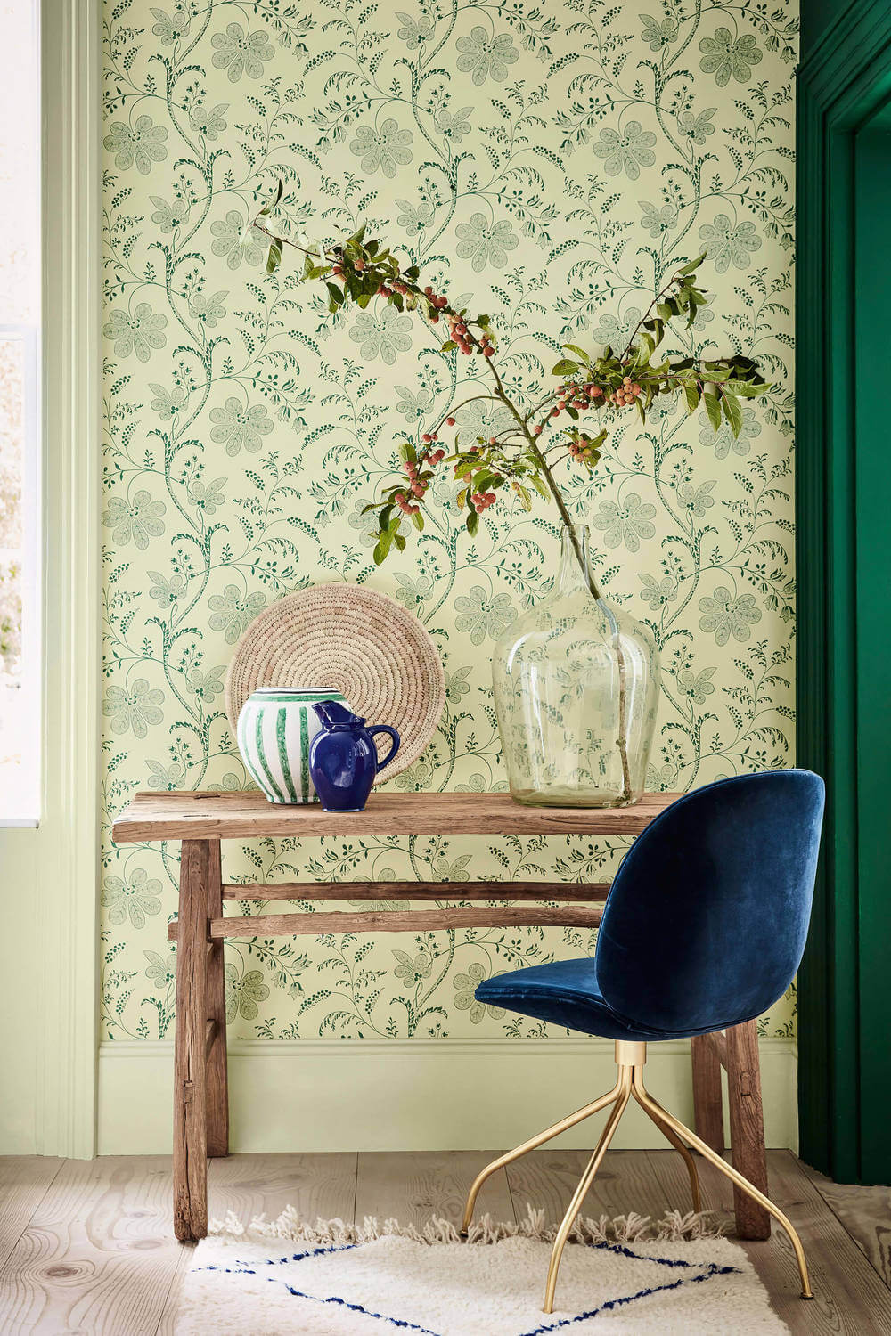 Little Greene London Wallpapers V Bedford Square Acorn