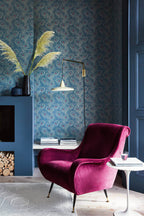 Little Greene London Wallpapers V Carlton House Terrace Blue Plume