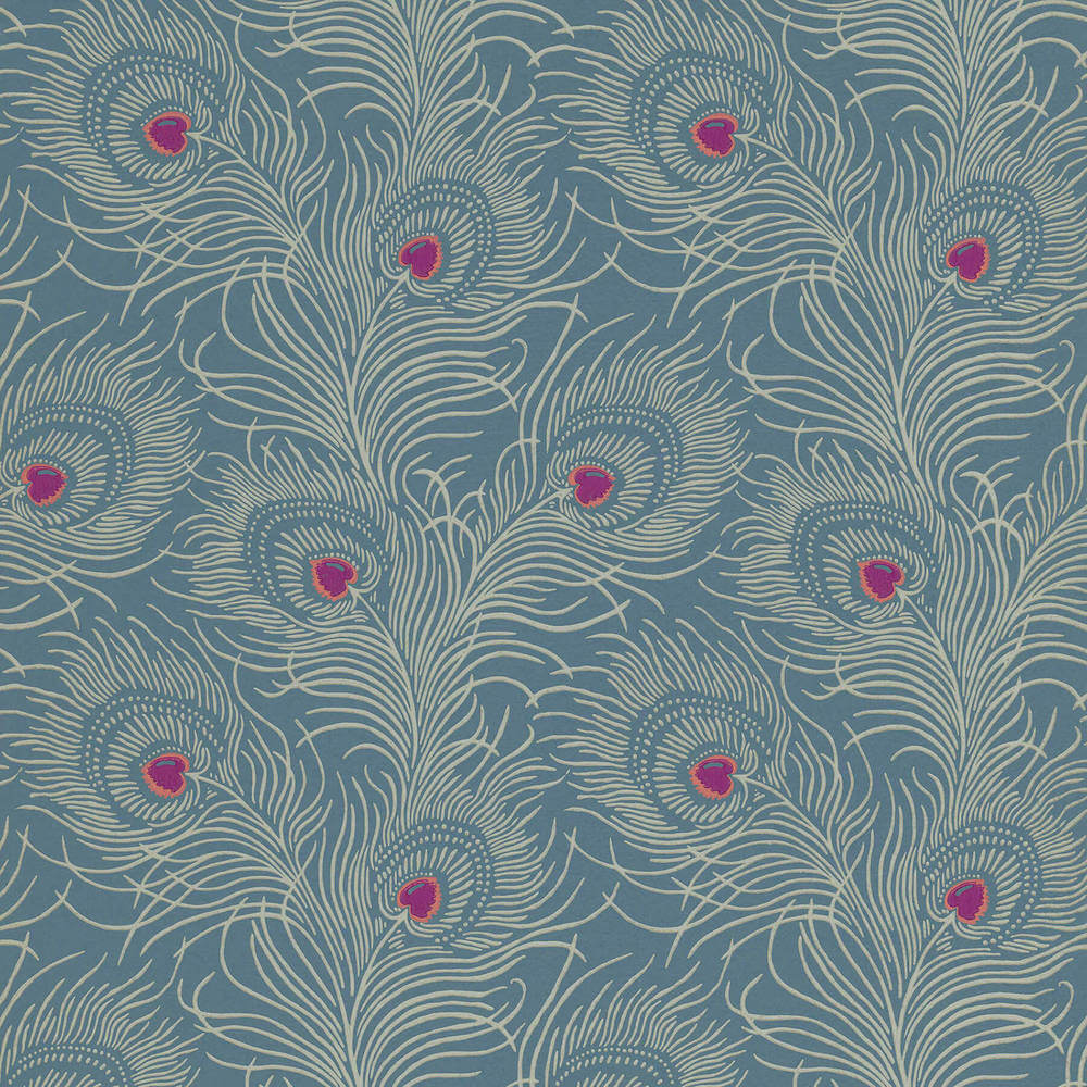 Little Greene London Wallpapers V Carlton House Terrace Blue Plume