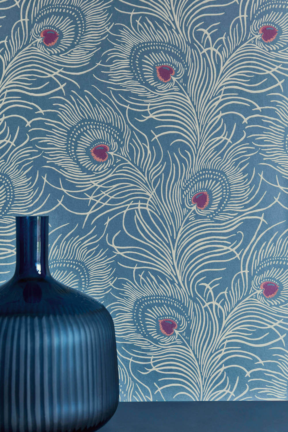 Little Greene London Wallpapers V Carlton House Terrace Blue Plume