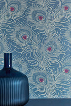 Little Greene London Wallpapers V Carlton House Terrace Blue Plume