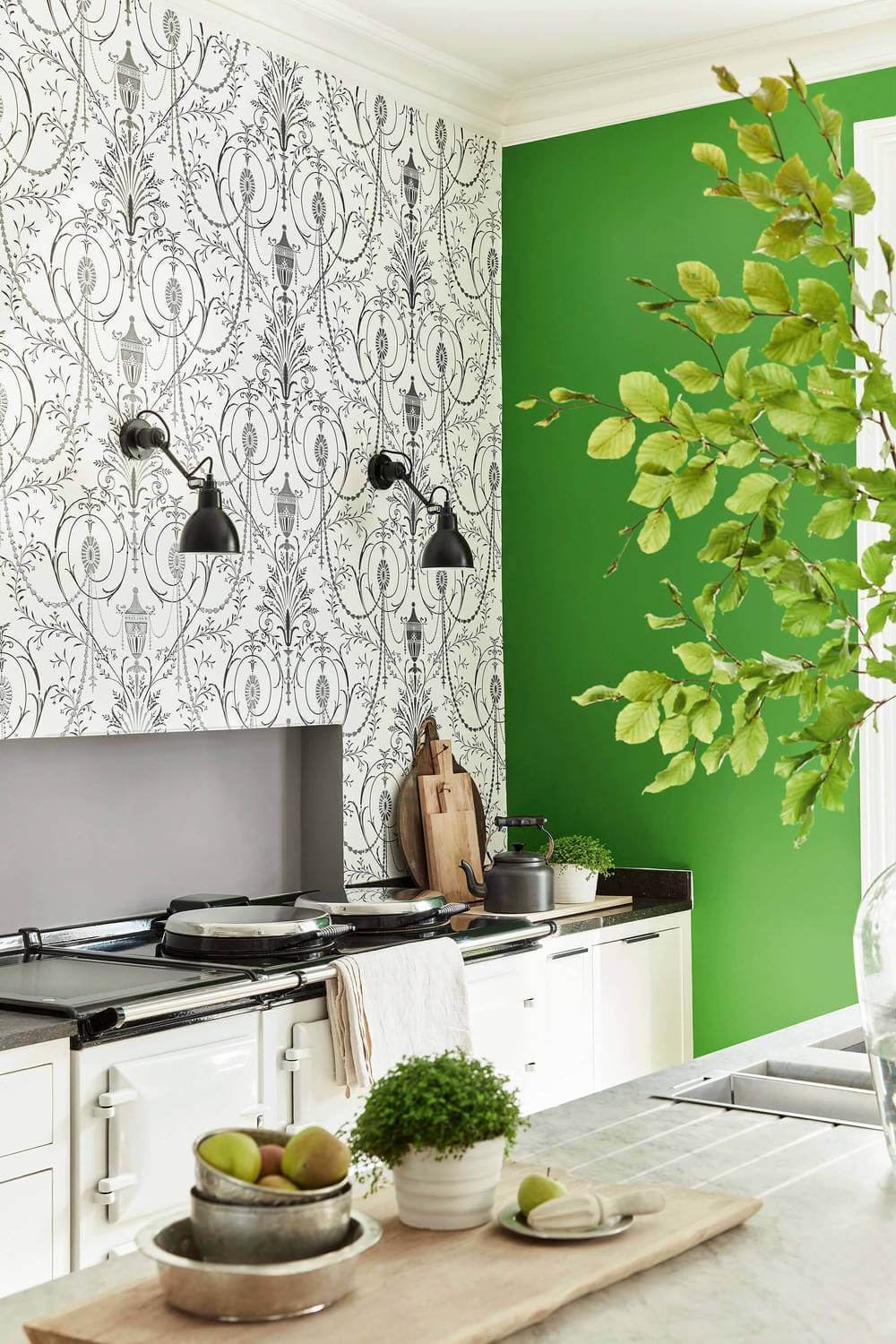 Little Greene London Wallpapers V Marlborough Glace
