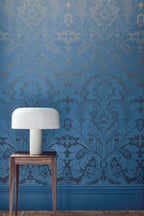 Little Greene London Wallpapers V St James Park Cobalt Fade