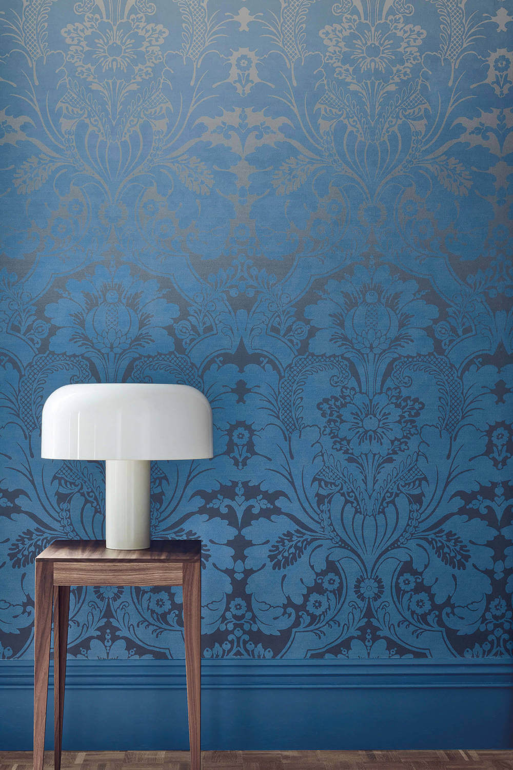 Little Greene London Wallpapers V St James Park Cobalt Fade