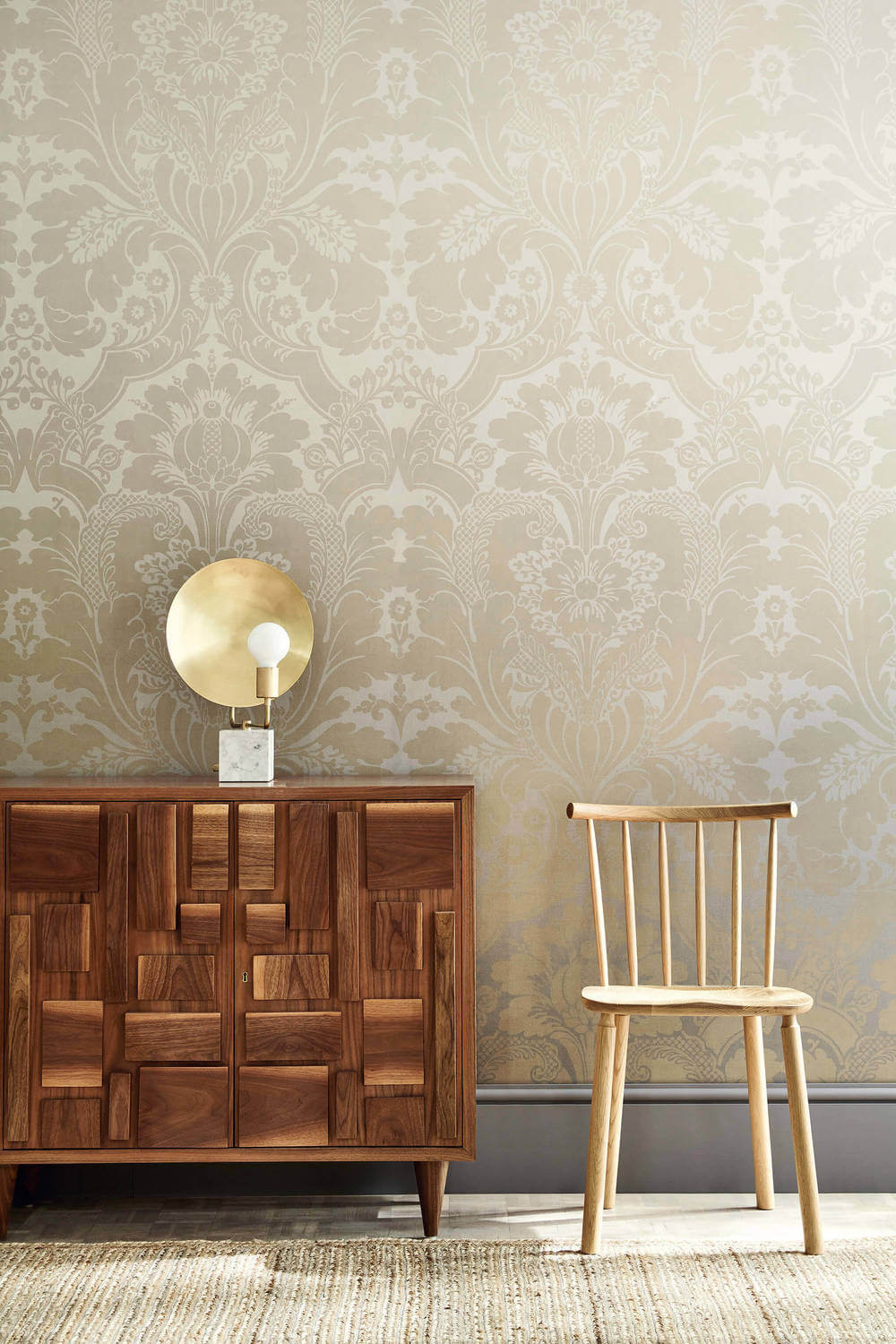 Little Greene London Wallpapers V St James Park Suede Fade