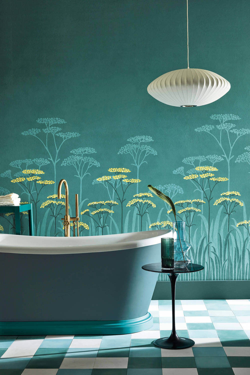 Little Greene National Trust Papers Achillea Aurora
