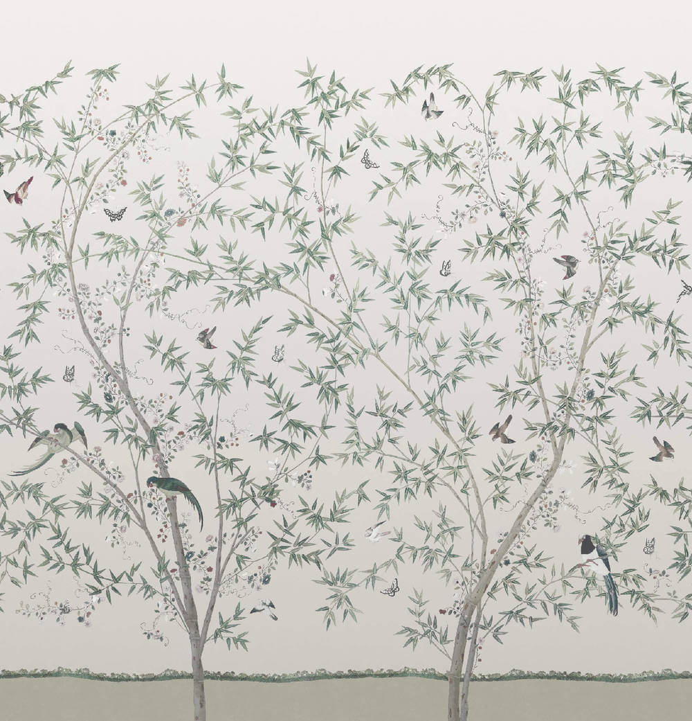 Little Greene National Trust Papers Belton Scenic Oyster 1