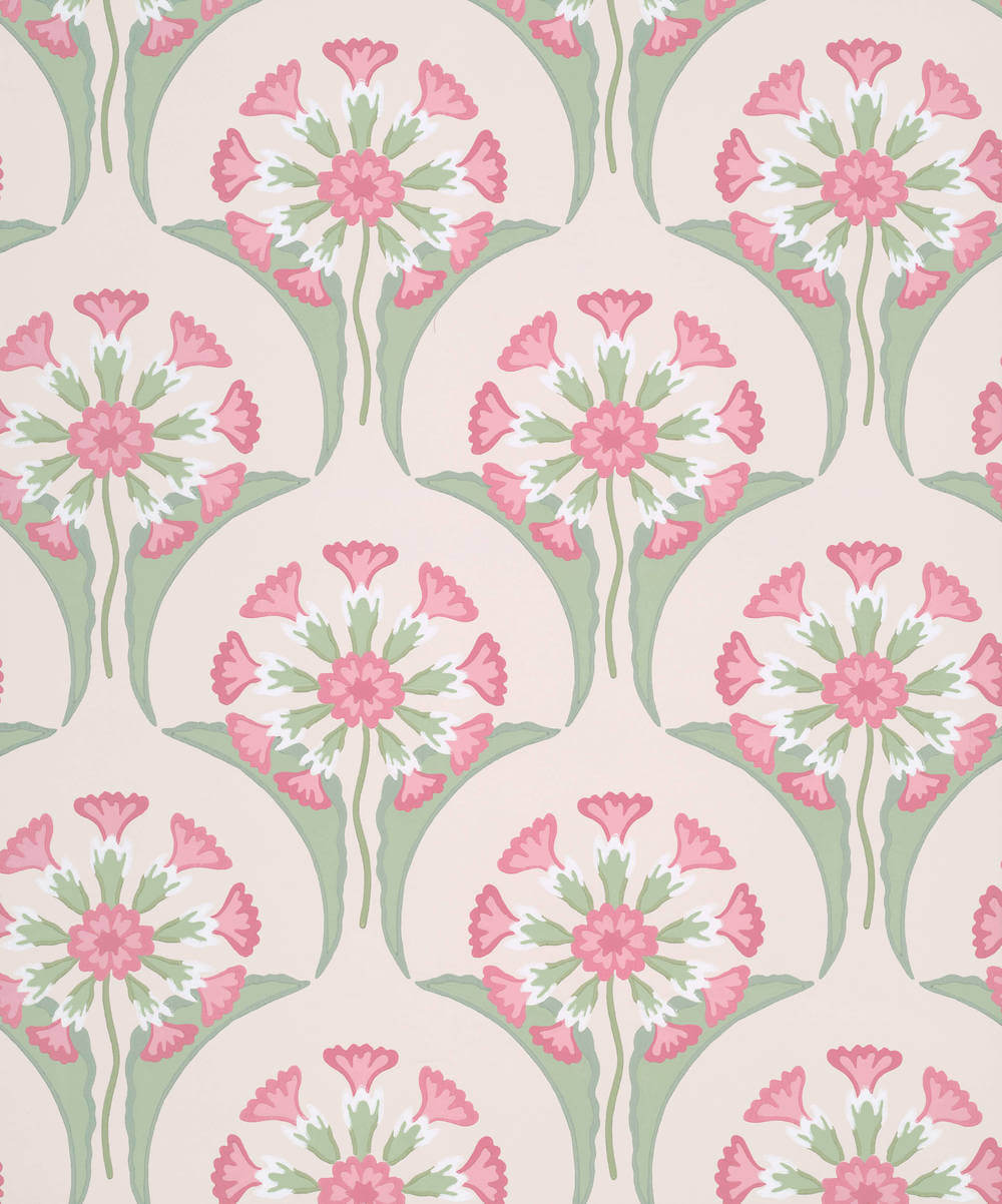 Little Greene National Trust Papers Hencroft Pink Primula