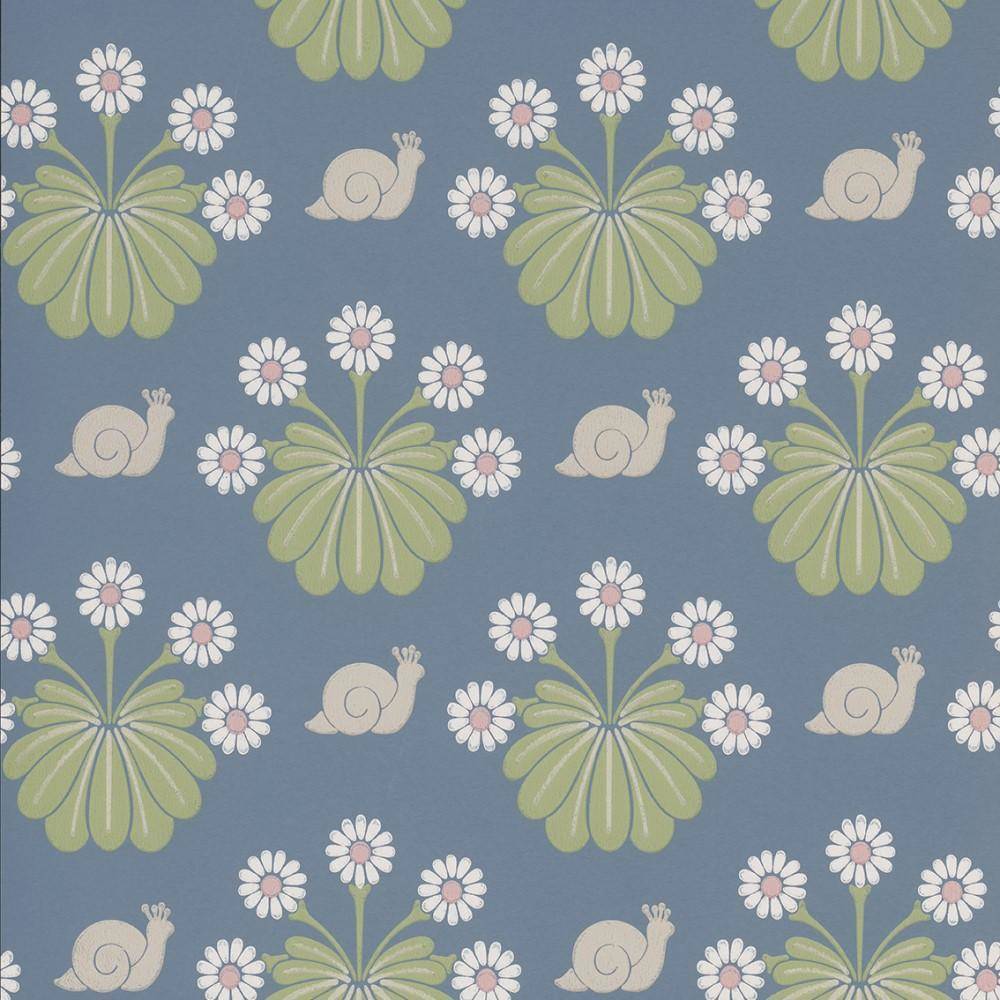 Little Greene National Trust Papers II Burges Snail Juniper
