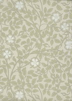 Little Greene National Trust Papers III Briar Rose Green Stone