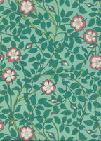 Little Greene National Trust Papers III Briar Rose Green Verditer