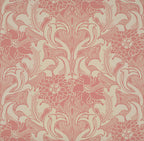 Little Greene National Trust Papers III Dahlia Scroll Carmine