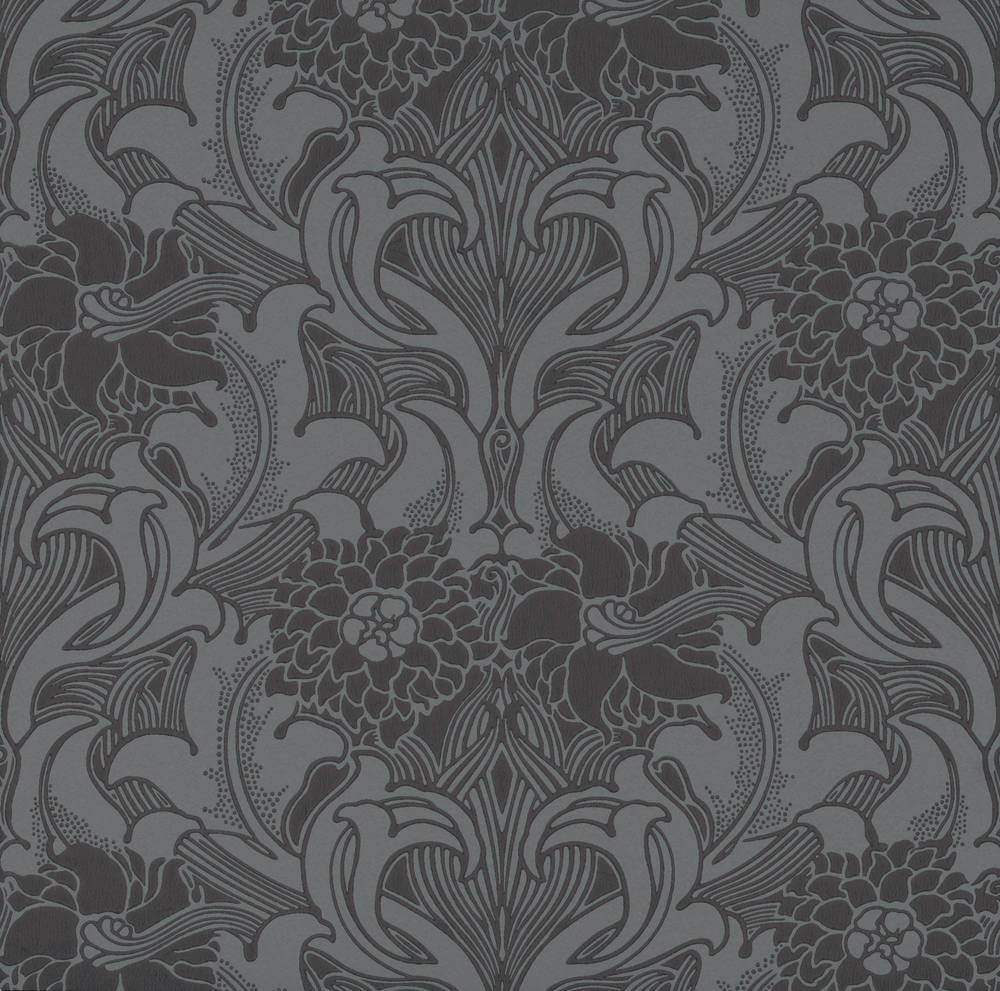 Little Greene National Trust Papers III Dahlia Scroll Etruria
