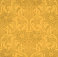 Little Greene National Trust Papers III Dahlia Scroll Giallo