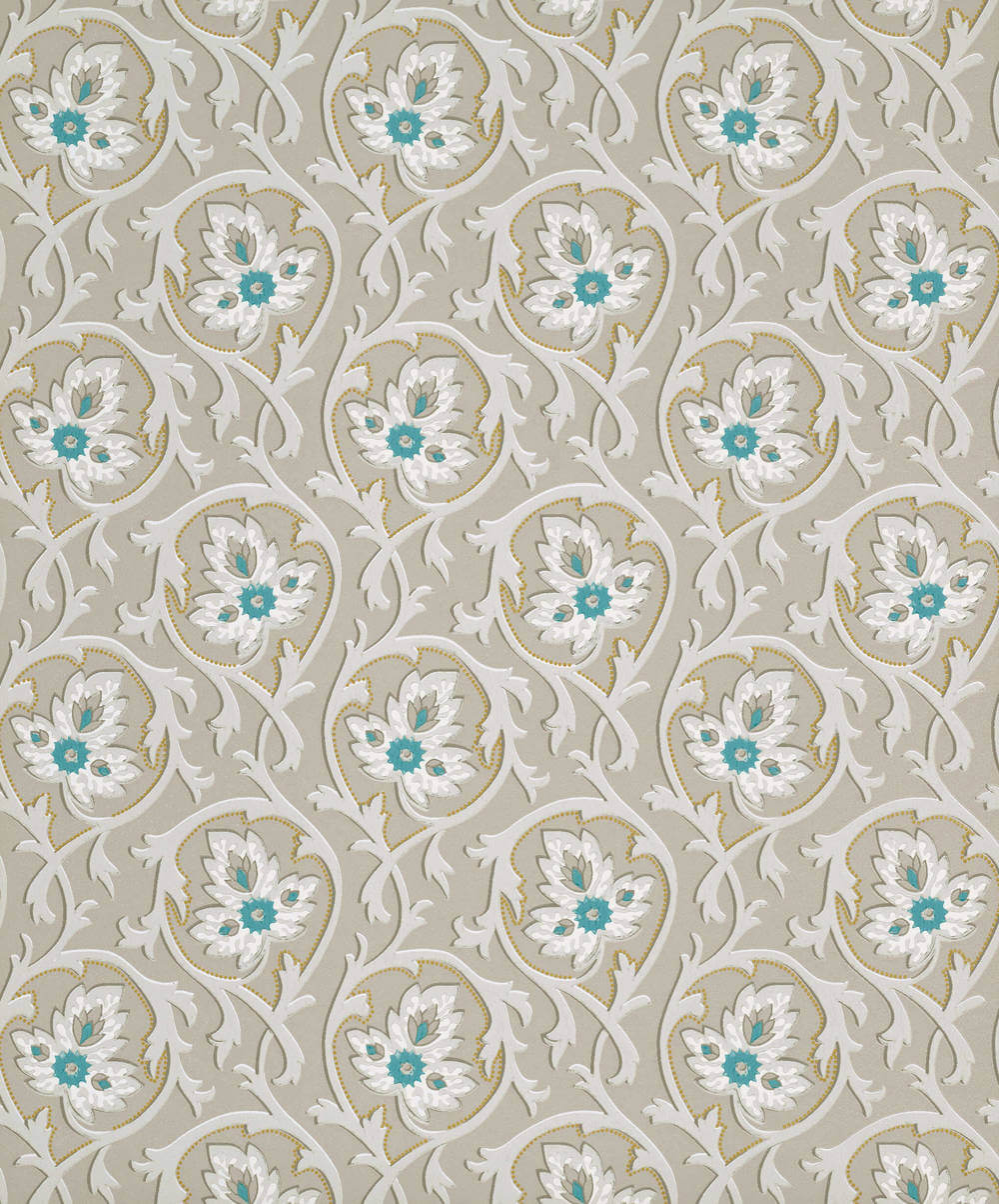 Little Greene National Trust Papers III Hoja Cool Arbour
