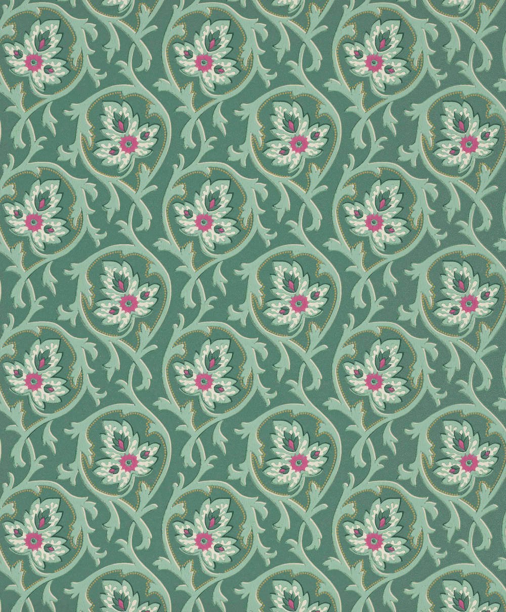 Little Greene National Trust Papers III Hoja Pleat