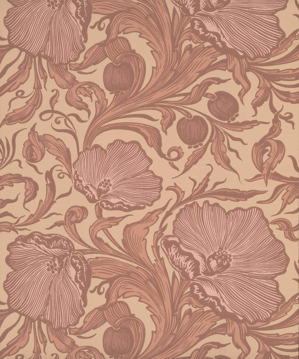Little Greene National Trust Papers III Poppy Trail Masquerade