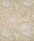 Little Greene National Trust Papers III Poppy Trail Portland Stone