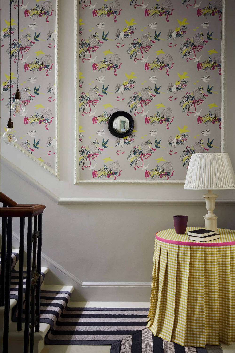 Little Greene National Trust Papers III Voliéres French Grey