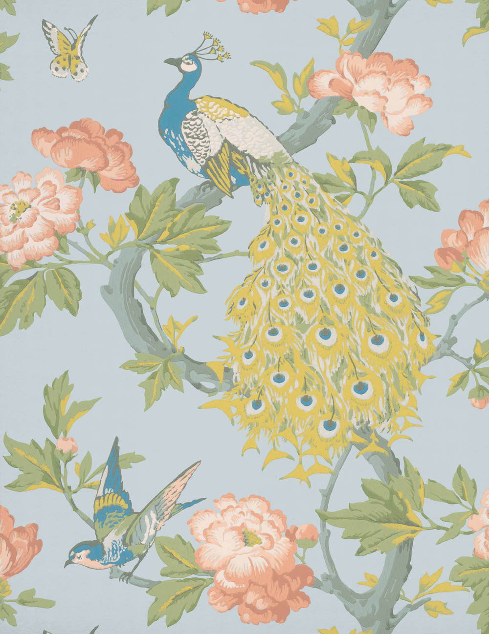 Little Greene National Trust Papers Pavona Skye