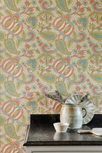 Little Greene National Trust Papers Pomegranate Bazaar