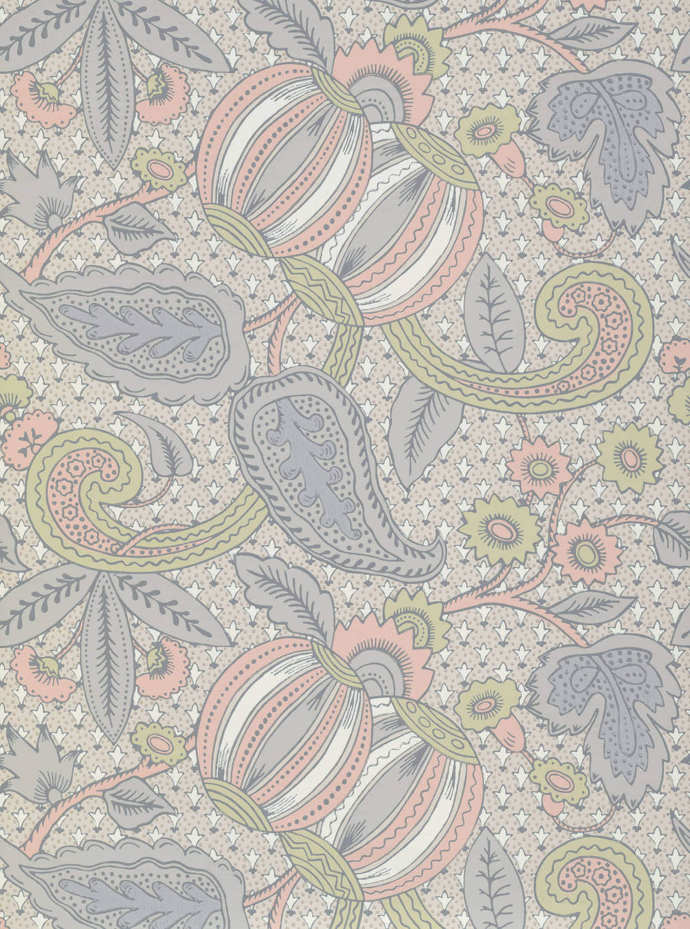 Little Greene National Trust Papers Pomegranate Pastel