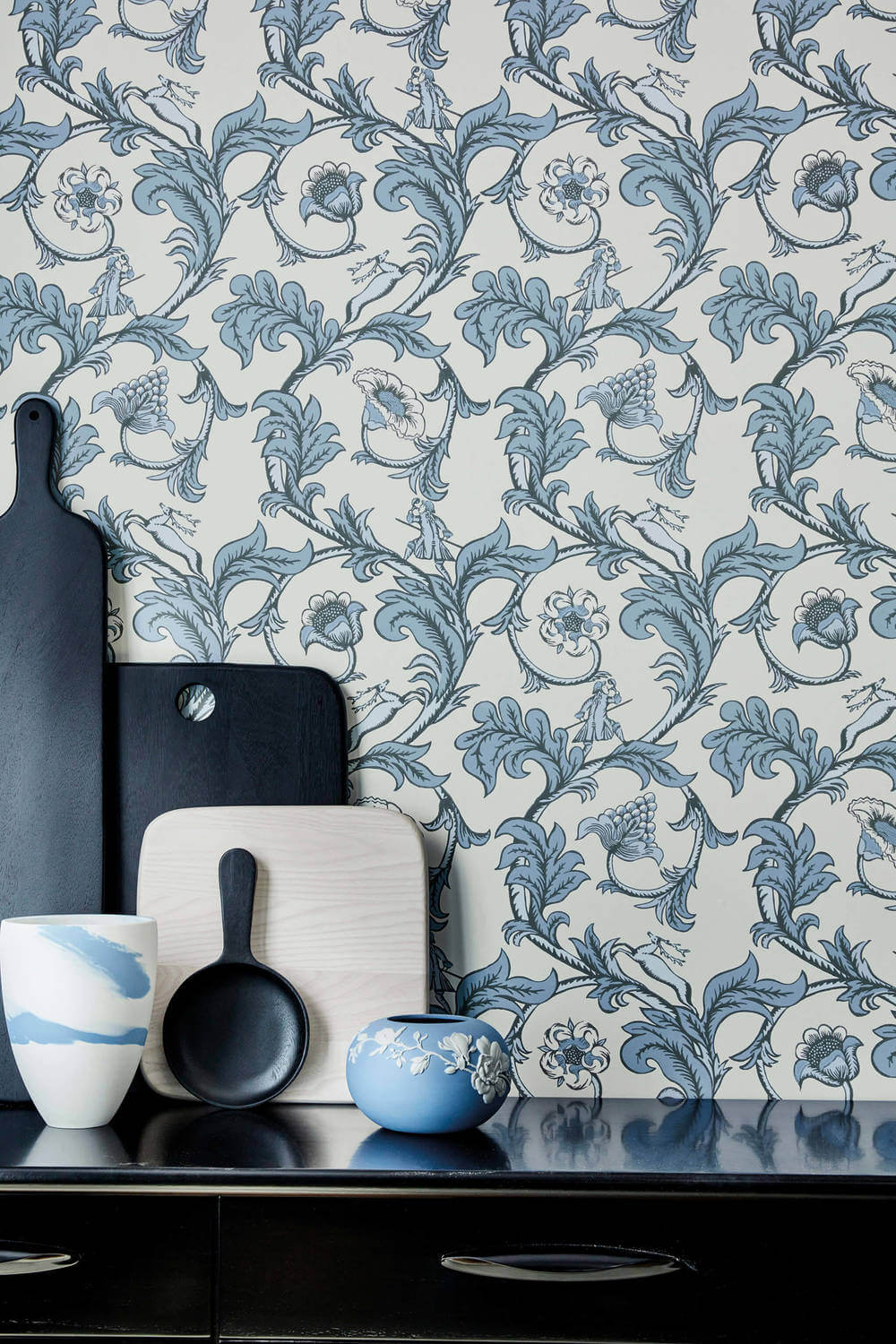 Little Greene National Trust Papers Stag Trail Sky