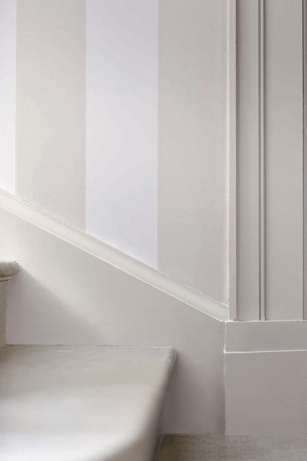 Little Greene Painted Papers Broad Stripe 1825 Icing