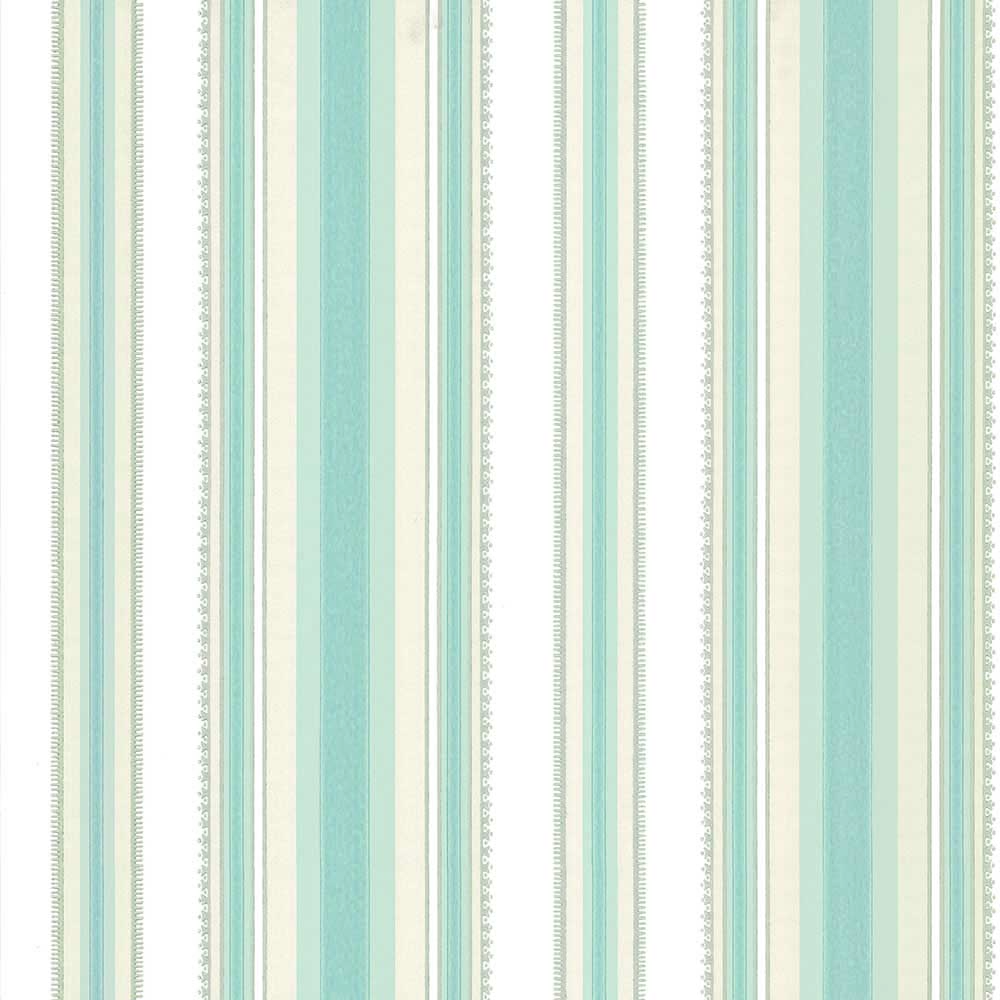 Little Greene Painted Papers Colonial Stripe 1840 Classic Blue
