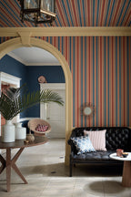 Little Greene Painted Papers Colonial Stripe 1840 Morocco