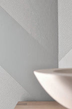 Little Greene Painted Papers Elephant Stripe 1850 Bright White