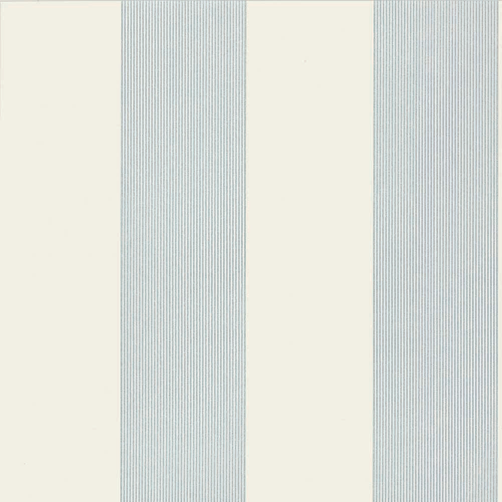 Staal Little Greene Painted Papers Elephant Stripe 1850 Bright White