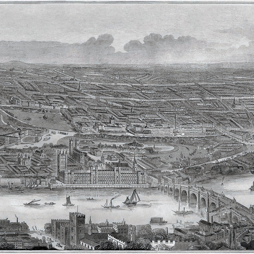 Little Greene Painted Papers Thames 1851 Latitude