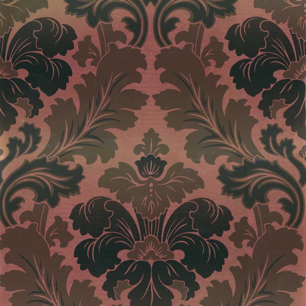 Little Greene Révolution Papers Bonaparte 1850 Red Gold